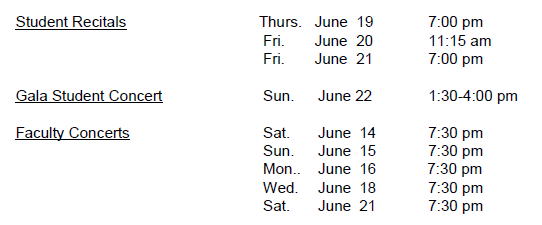 RLMF Student Concerts