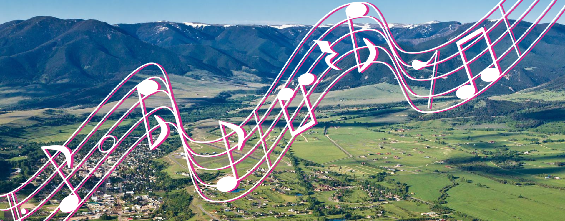 red lodge, montana aerial view